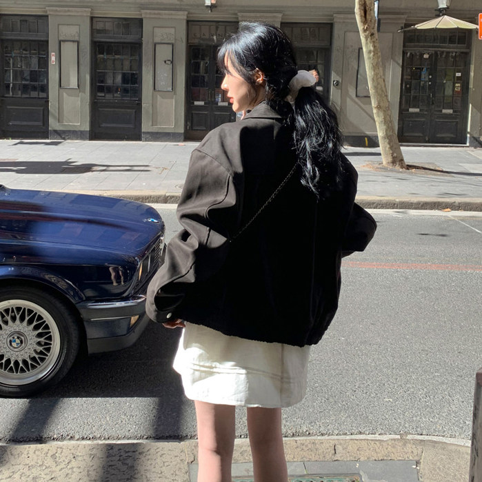 尺寸已更新 法式复古气质超正版型气质百搭通勤街头风宽松外套,淘宝优惠券,粉丝福利购,淘宝优惠卷