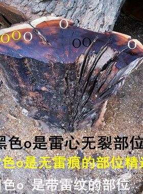 陕西千年雷击枣木雷击桃木手串