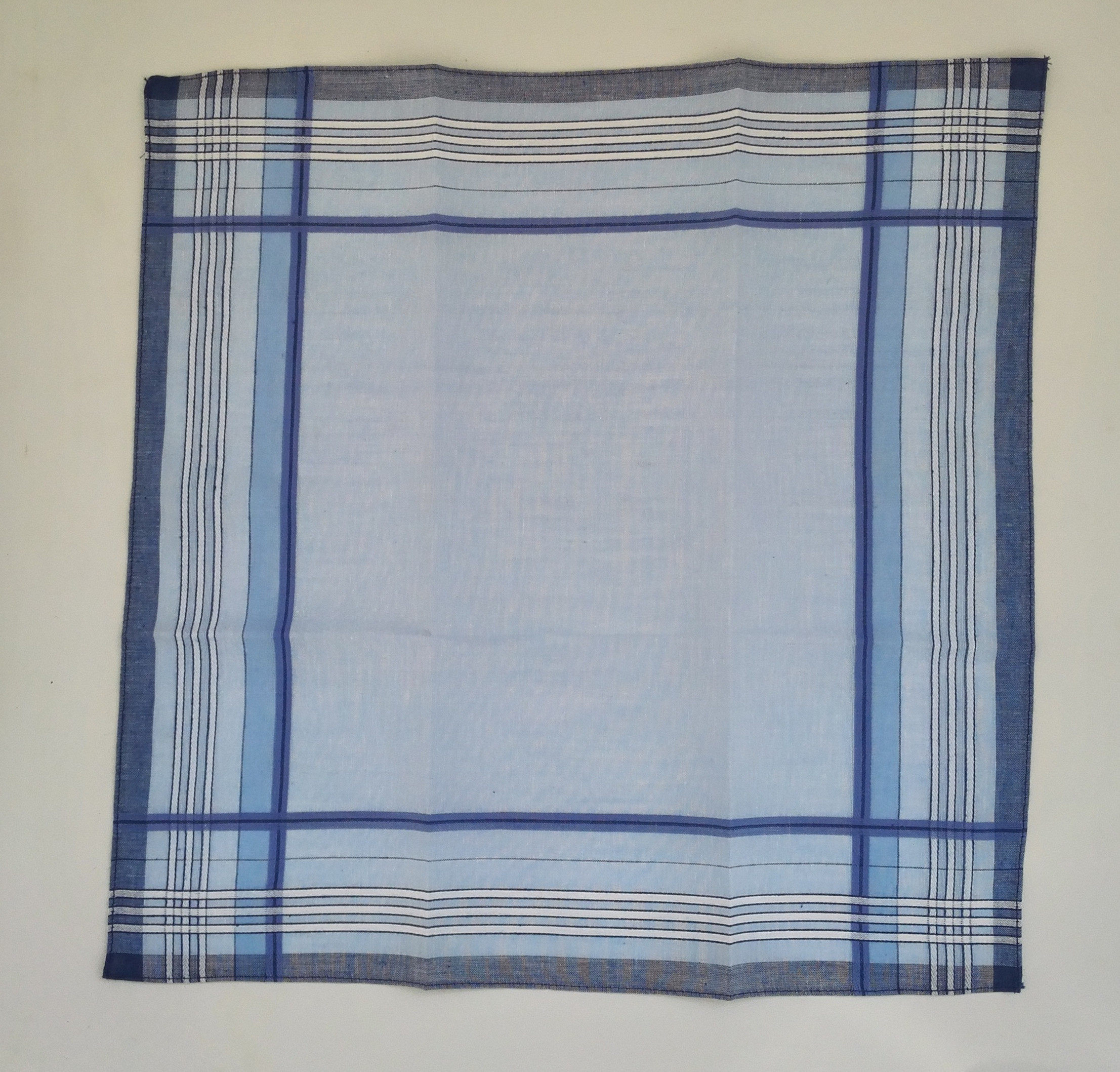 12条包邮男士女士缎条纯棉手帕吸水复古柔软手绢大手帕手巾