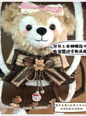 lolita圣诞酒红色发饰