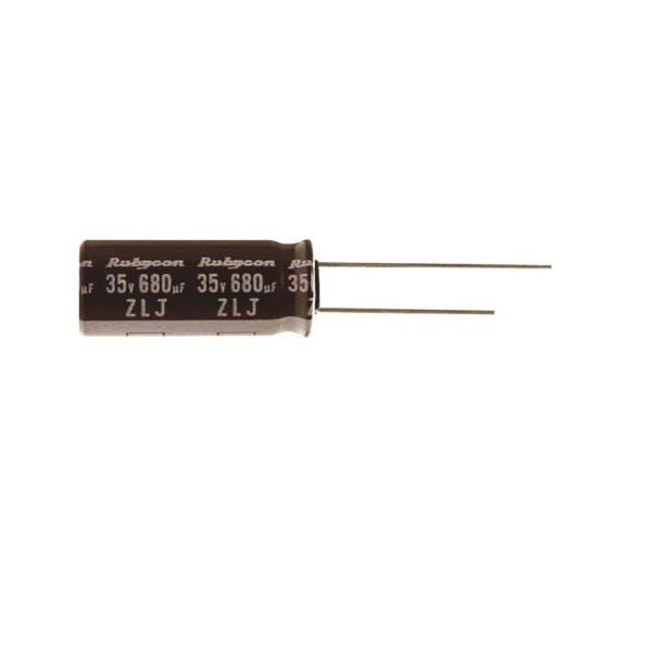 63ZLJ100M8X16 |100uF 20% 50V D8xL16mm 105℃Rubycon电解电容器 - 图1