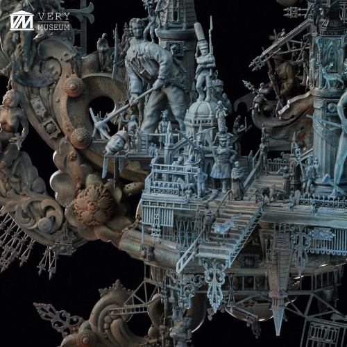 VeryMuseum非常博物馆Kris Kuksi雕塑作品《救赎》雕像艺术品 - 图2