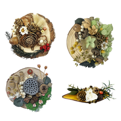 天然干花干果植物磁力冰箱贴种子装饰手工DIY活动团建文创材料包 - 图3