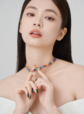 TWENTYONEAUGUST彩珠雏菊项链