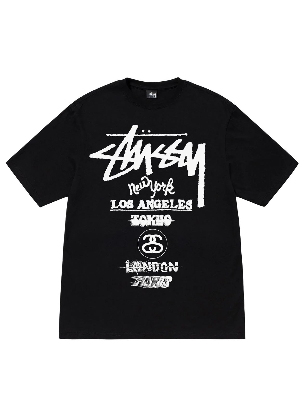 现货日本STUSSY新款TOUR TEE 世界巡游 男女情侣短袖男女 24SS - 图3