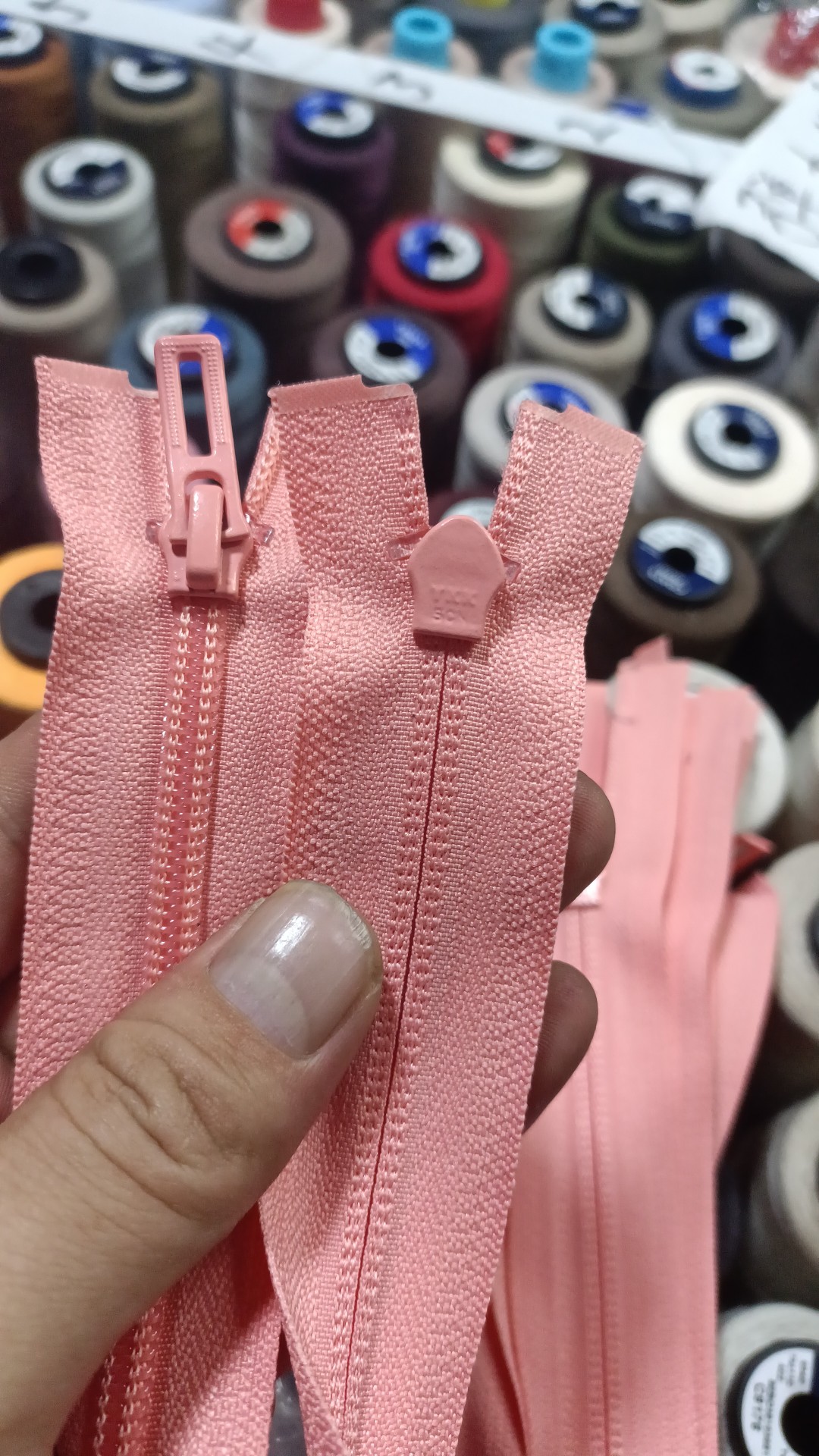 2YKk尼龙拉链18cm裤子多款领口拉链品牌SAB品质拉链3号细齿 - 图2