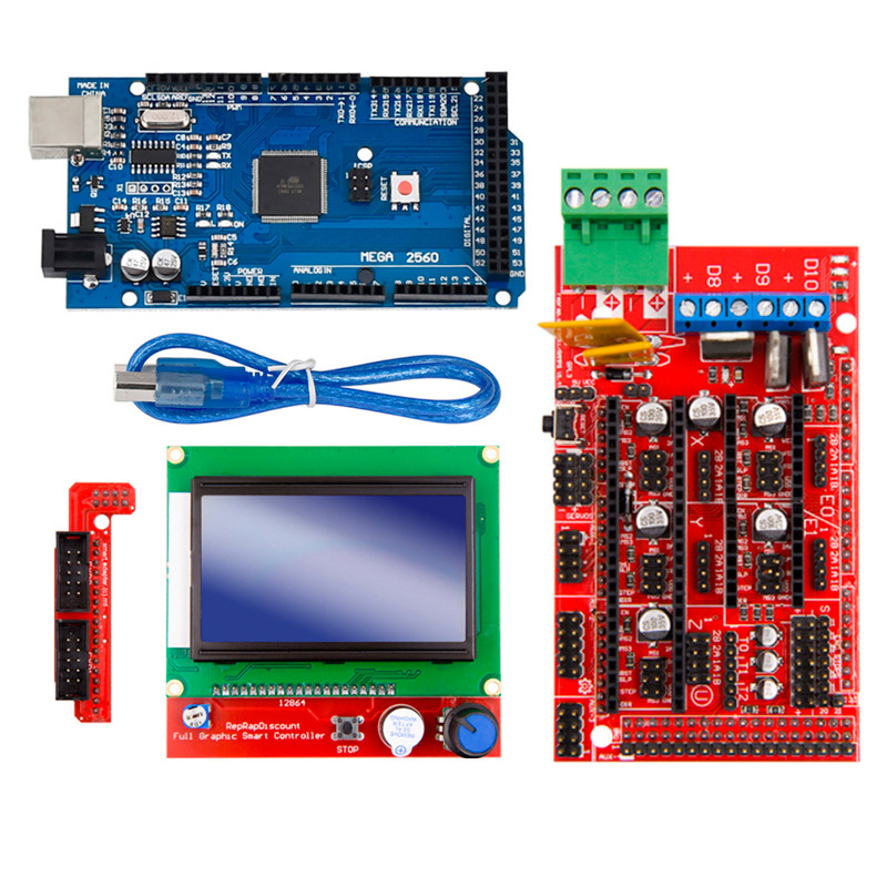 新款MEGA2560 R3控制板 12864液晶屏模块 RAMPS 1.4 3D打印机套件 - 图3