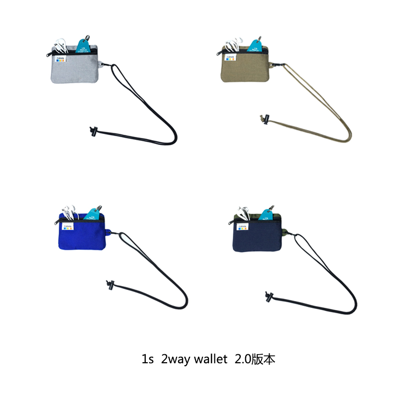 1S山系复古户外机能防水挂绳包小零钱证件手机包卡套CITYBOY露营