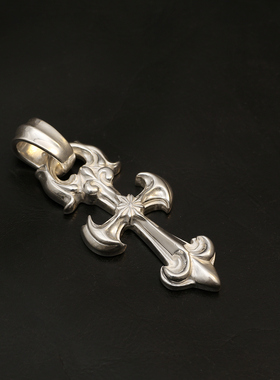 BWL纯银圆珠链手工船锚吊坠