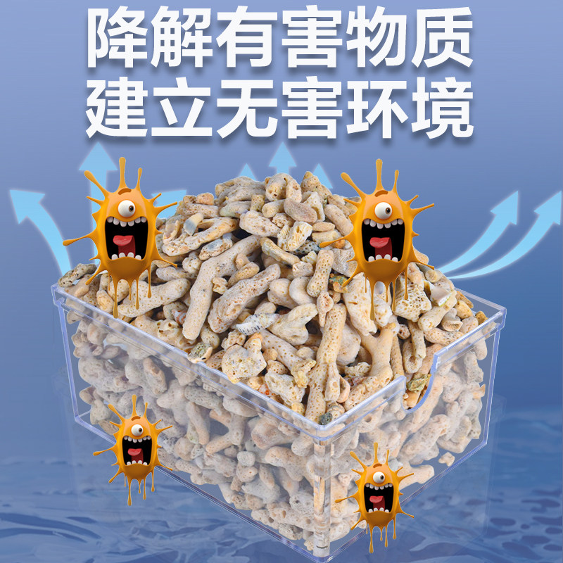 天然珊瑚骨滤材鱼缸过滤材料净水珊瑚石净化珊瑚砂鱼缸滤材,淘宝优惠券,粉丝福利购,淘宝优惠卷