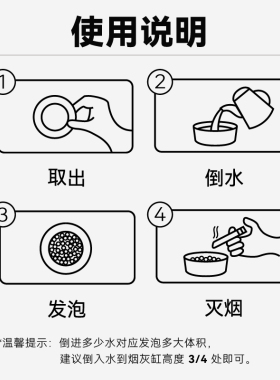 么汰马年一次性发泡烟灰缸灭烟沙