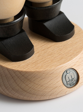 德国吹烟公仔香薰木偶木质工艺品