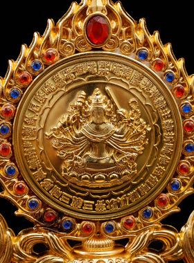 密宗菩萨彩绘准提佛母