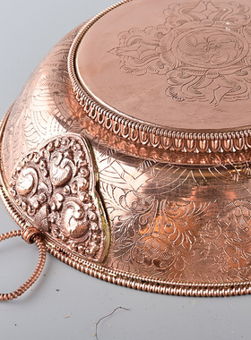 红铜供奉藏式佛堂尼泊尔手工