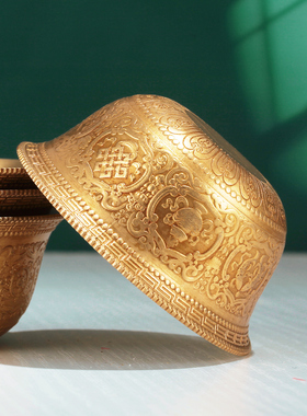 慧宝纯铜七供水碗净水杯