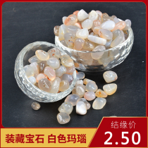 Buddha statue Buddha taxiu for manza tray clothing stash supplies Seven precious stones white manau jewel 2 5 yuan 1 2