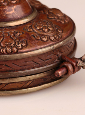 尼泊尔手工碰铃套保护套藏式纯铜