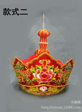 用品苏绣纯手工金黄红唐僧法师