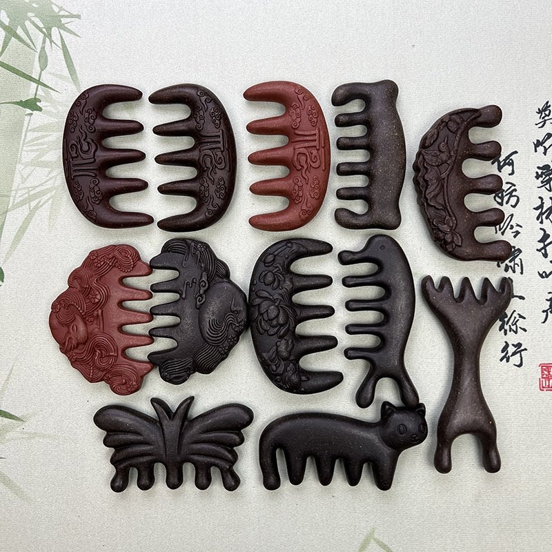 直播天然草本手工合香梳按摩梳子发梳天然合香梳中药梳工厂,淘宝优惠券,粉丝福利购,淘宝优惠卷