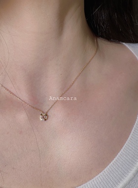 独家2026设计师款方形气质锁骨链