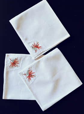 麻布拼玻璃纱精致手拍