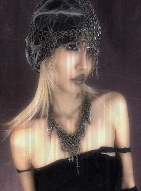 IIMIII暗黑十字架项链