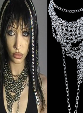 IIIMIII残网I系列链条拼接项链