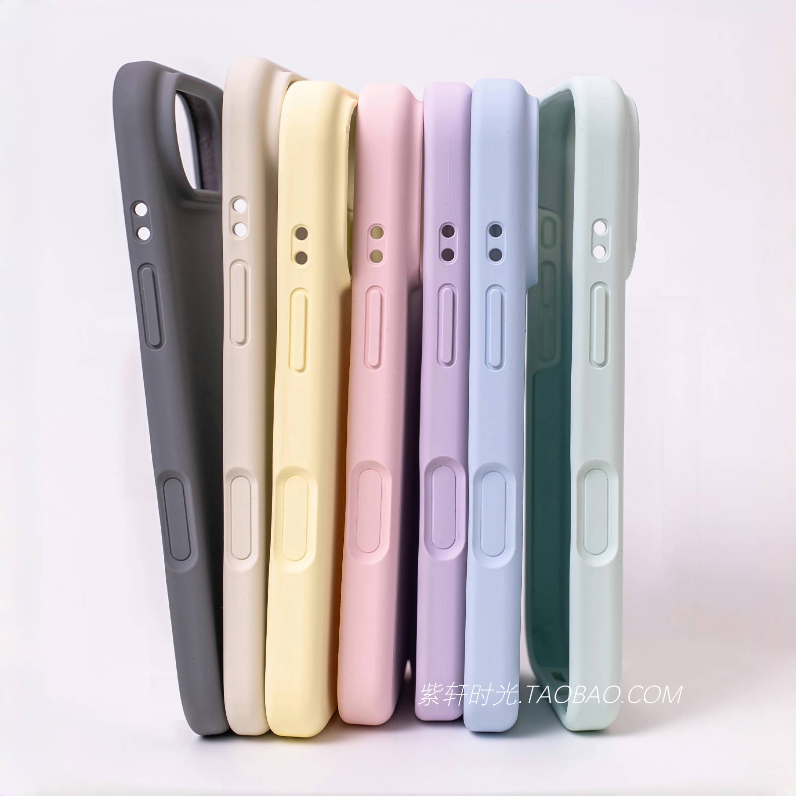 耐脏奶油蓝色适用小米17pro手机壳15/14液态硅胶17Promax简约13Ultra全包大孔K90红米K80橡皮感K70防摔防滑 - 图1