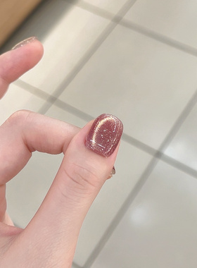 穿戴甲新款推荐紫梦繁花手工甲片夏季热款短圆甲型美甲贴通勤百搭