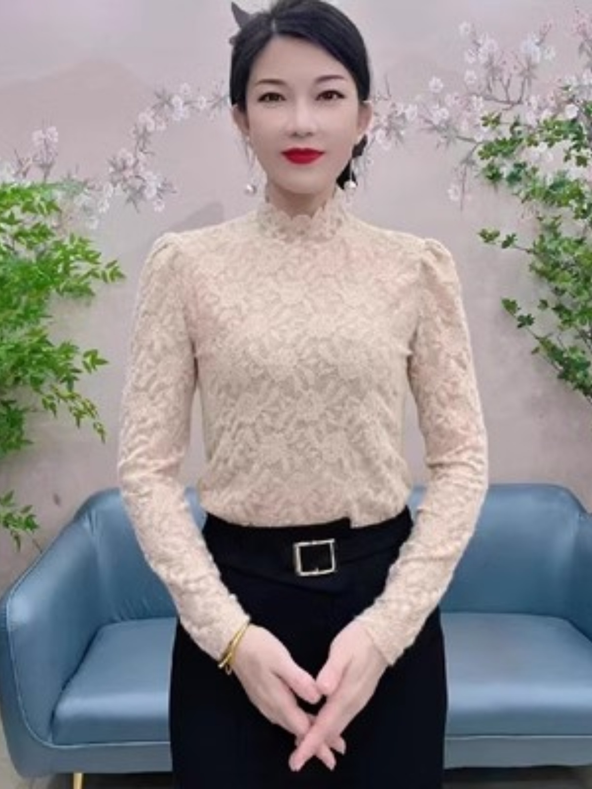 冬装加绒蕾丝衫打底衫女假领子配毛衣衬衣领内搭t恤背心纱衣小衫