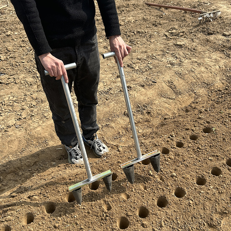 农用种植草莓打窝打坑打孔神器大棚种植移栽工具定植种花生打洞器,淘宝优惠券,粉丝福利购,淘宝优惠卷