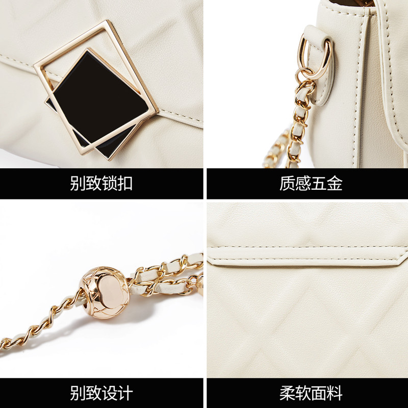 今年流行2021新款夏季真皮斜挎包 老人头箱包女士包袋