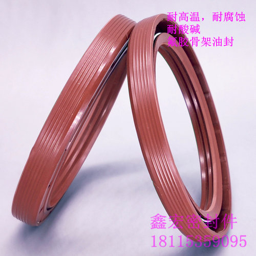 氟橡胶骨架油封TC/FB/TG4型58/60*72/80/82/85*7/8/10/12密封圈件 - 图0