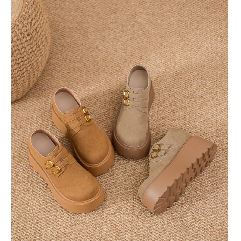 内增高勃肯鞋厚底小个子10cm女士冬季绝美33342025新款乐福鞋加绒,淘宝优惠券,粉丝福利购,淘宝优惠卷