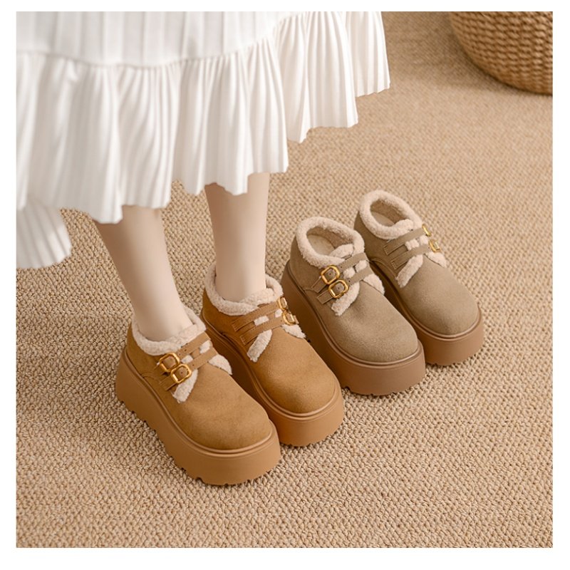 内增高勃肯鞋厚底小个子10cm女士冬季绝美33342025新款乐福鞋加绒,淘宝优惠券,粉丝福利购,淘宝优惠卷