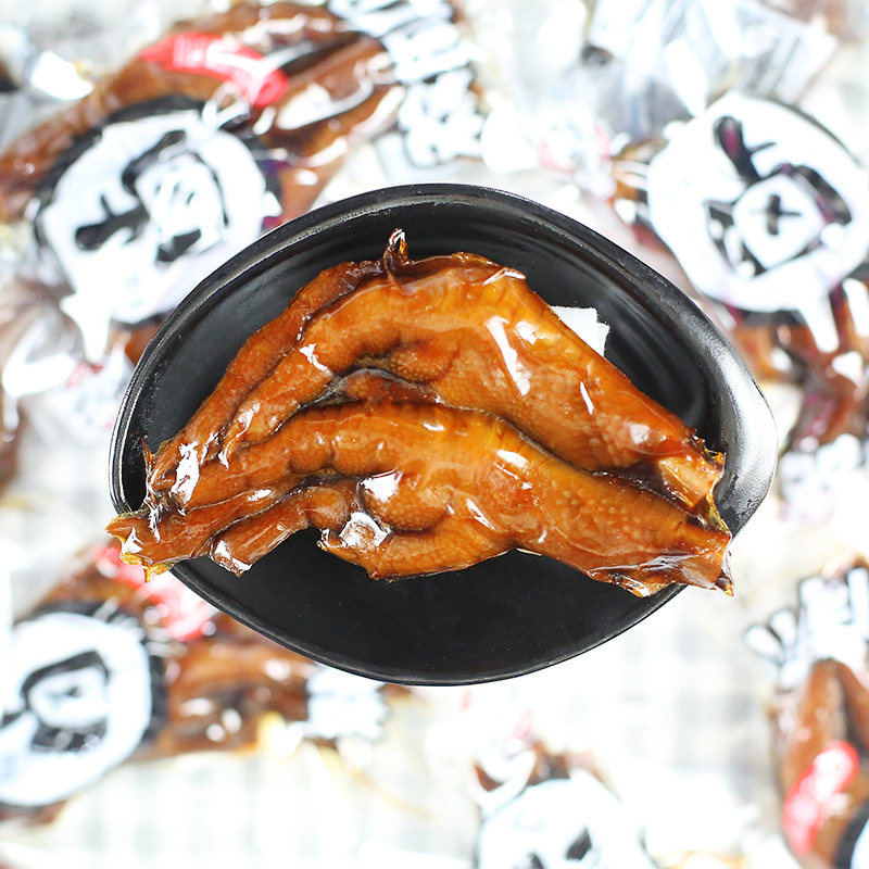 钱家香卤凤爪散称500g卤味鸡爪办公室零食鸡掌休闲小吃香辣鸡爪子,淘宝优惠券,粉丝福利购,淘宝优惠卷