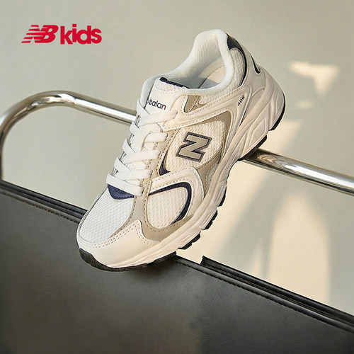Newbalance nb官方童鞋 4-7岁中童夏季新品潮酷透气拼接休闲鞋408 - 图0