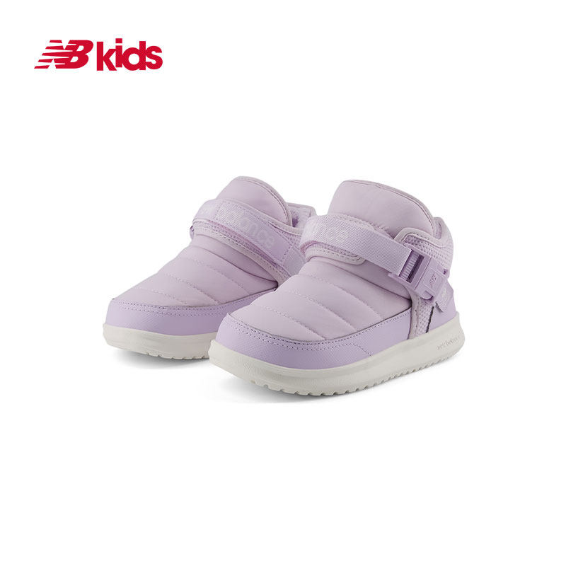 Newbalance nb官方童鞋 4-14岁中大童加绒卡扣保暖儿童棉靴二棉鞋,淘宝优惠券,粉丝福利购,淘宝优惠卷