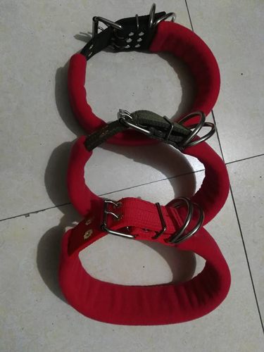 猛犬大型狗比特犬训练用品装备斗狗包绒加厚脖项圈两件十六省包邮 - 图3