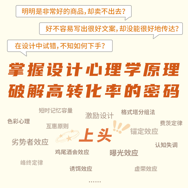 【官方正版】设计心理学:打动消费者的61个法则 设计心理学UI设计艺术设计产品设计平面设计营销心理学流量转化电商广告设计基础课 - 图0