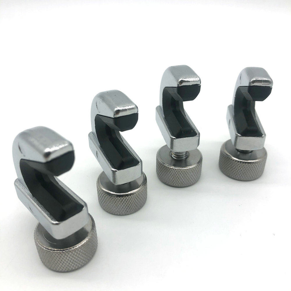 穿线机 拉线机工具配件羽毛球拍专用夹拍器不堵孔- 固定k夹 u形夹