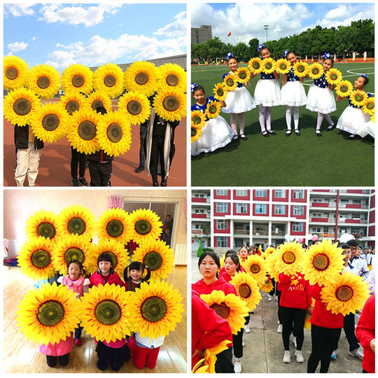 Реквизит детского сада для спортивных встреч с цветами для танцев