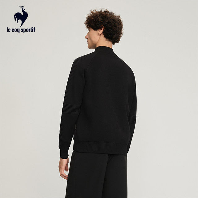 ກິລາຜູ້ຊາຍຢືນຄໍ cardigan lecaq