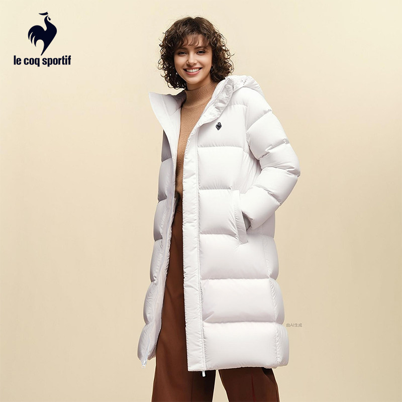 乐卡克法国公鸡正品2025年冬季新品男女款长款羽绒服外套,淘宝优惠券,粉丝福利购,淘宝优惠卷