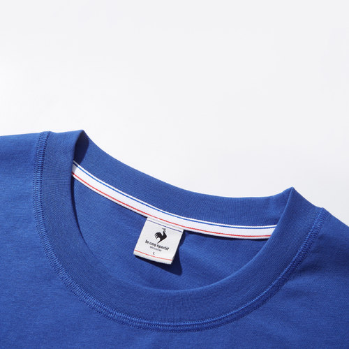 乐卡克法国公鸡2026年春夏新品男女同款百搭多色纯棉圆领短袖T恤 - 图1