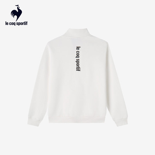 乐卡克法国公鸡2025年秋季新品男款运动翻领开衫舒适休闲外套夹克