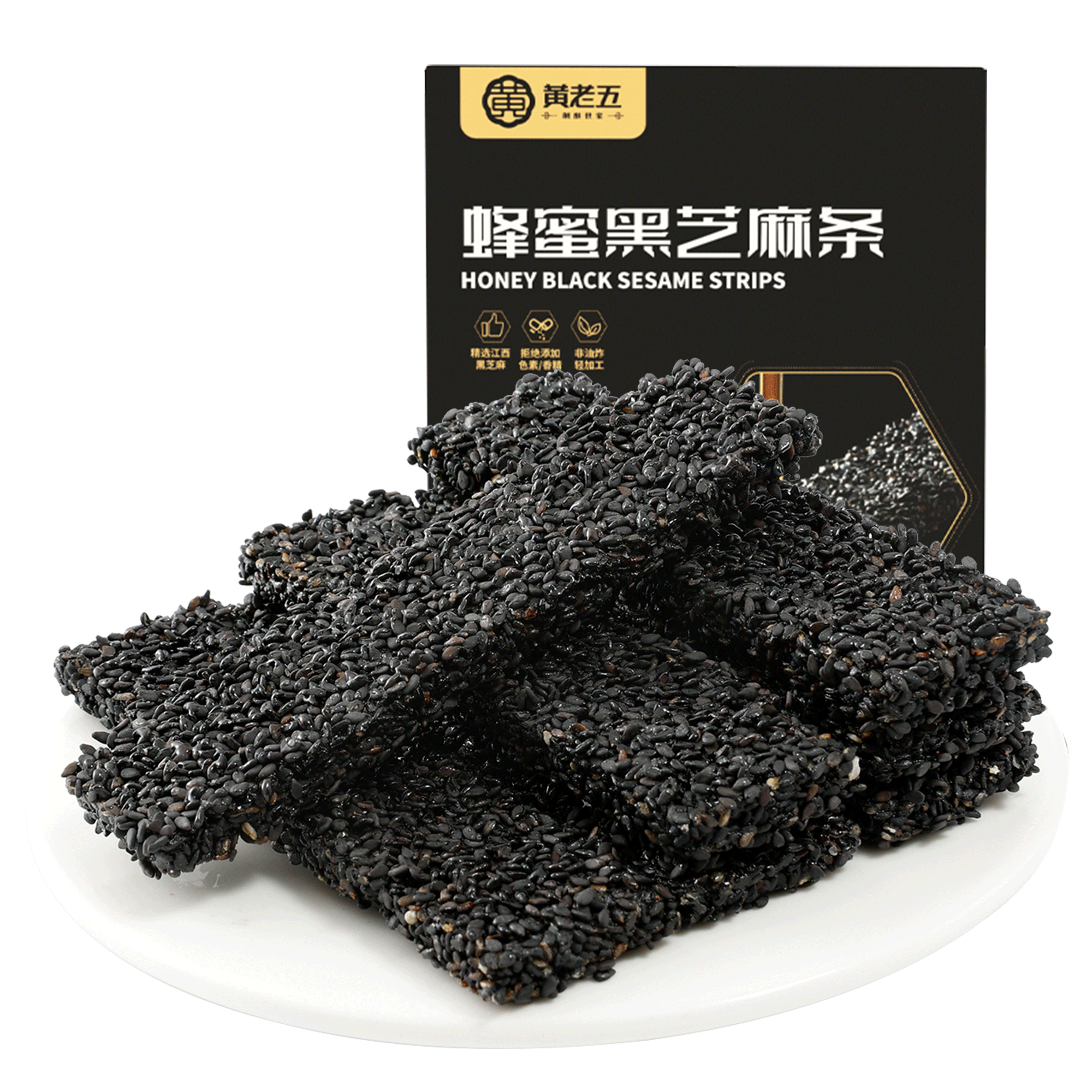 蜂蜜黑芝麻条原味100g*4盒