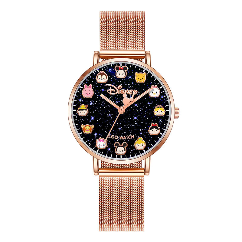 正港卡通迪士尼儿童手表小女孩少女腕表中学生女童石英表生日礼物,淘宝优惠券,粉丝福利购,淘宝优惠卷