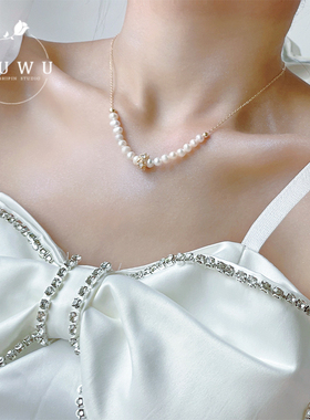 酒午淡水珍珠项链原创设计