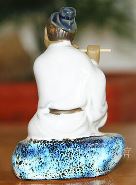 陶瓷石湾公仔雕塑古典风工艺品